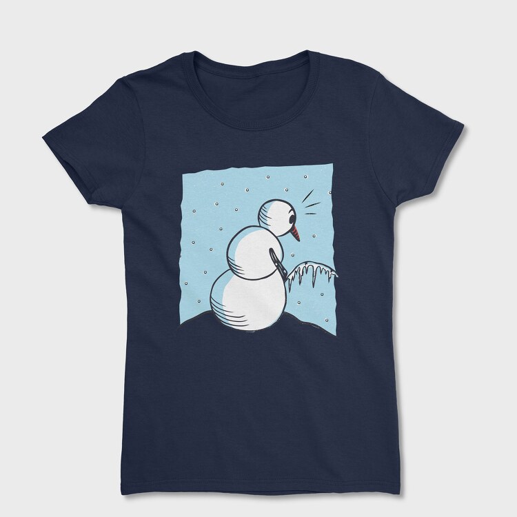 Snowman Peeing, Tricou Femei