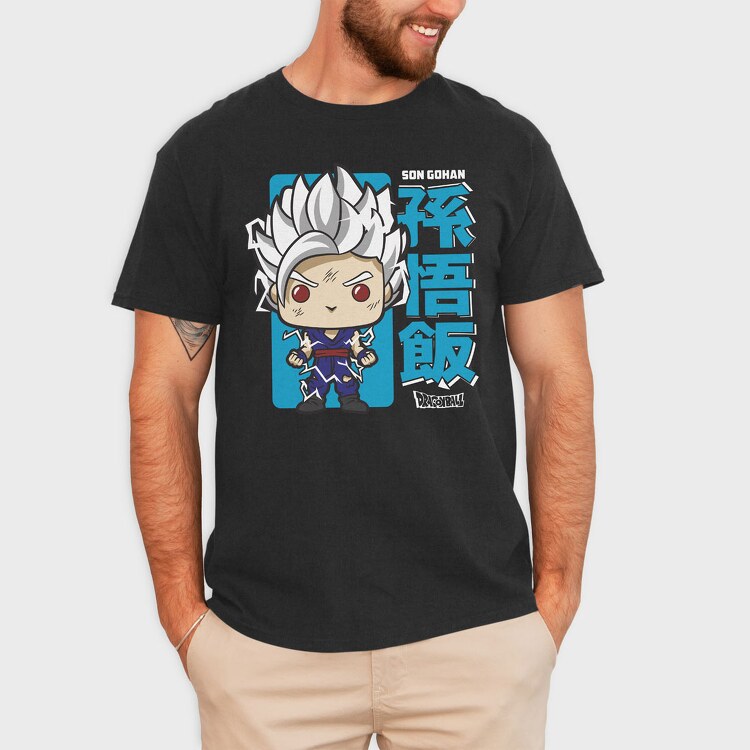 Funko Gohan Dragon Ball Z, Tricou Barbati (Unisex)