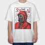 Red Hooded Whisper, Tricou Oversize Barbati (Unisex)