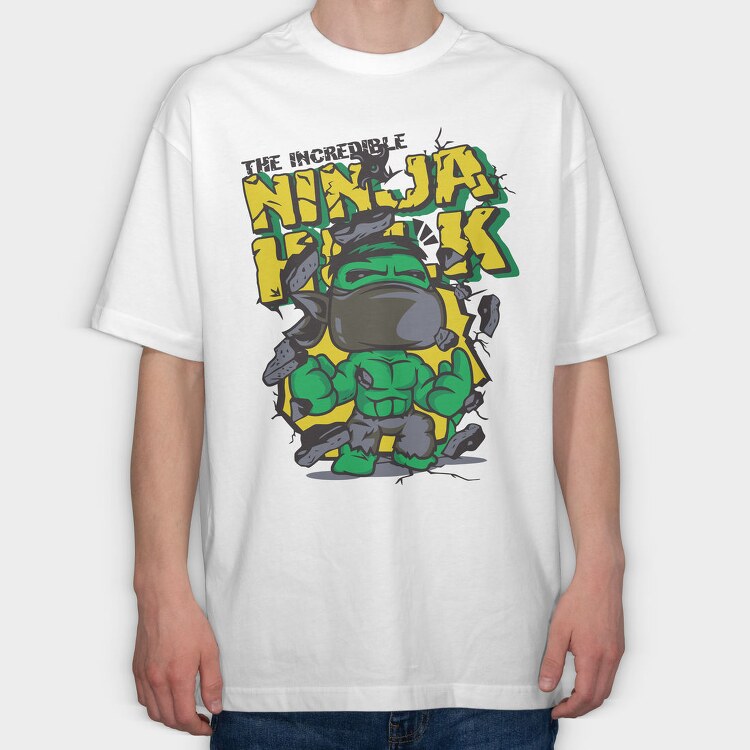 The Incredible Ninja Hulk, Tricou Oversize Barbati (Unisex)