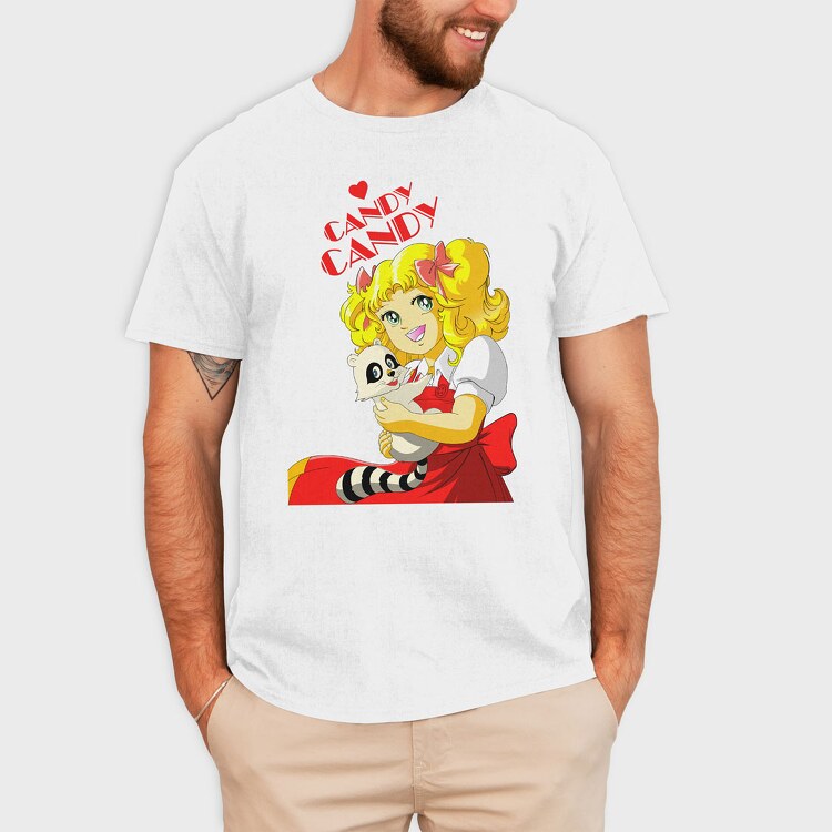 Candy Candy, Tricou Barbati (Unisex)