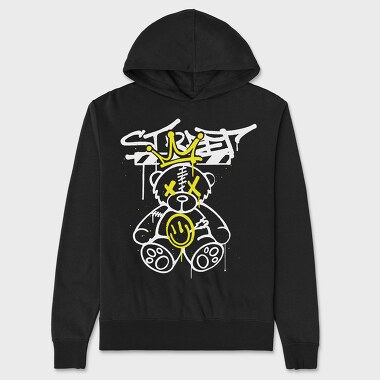 Street Teddy, Hanorac Oversize Barbati (Unisex)
