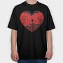 Spider Heart 31, Tricou Oversize Barbati (Unisex)