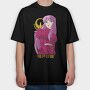 Sakura Moon Phoenix, Tricou Oversize Barbati (Unisex)