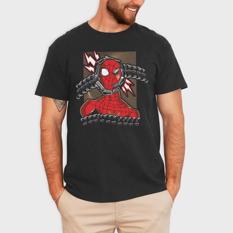 Spiderman Lightning Strike, Tricou Barbati (Unisex)