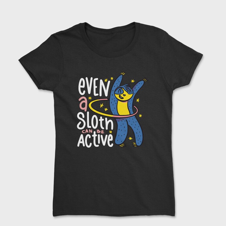 Tricou Femei, Active Sloth