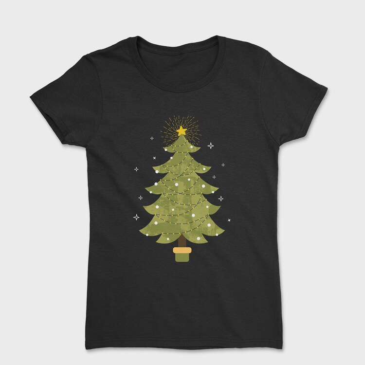 Tricou Femei, Christmas Tree