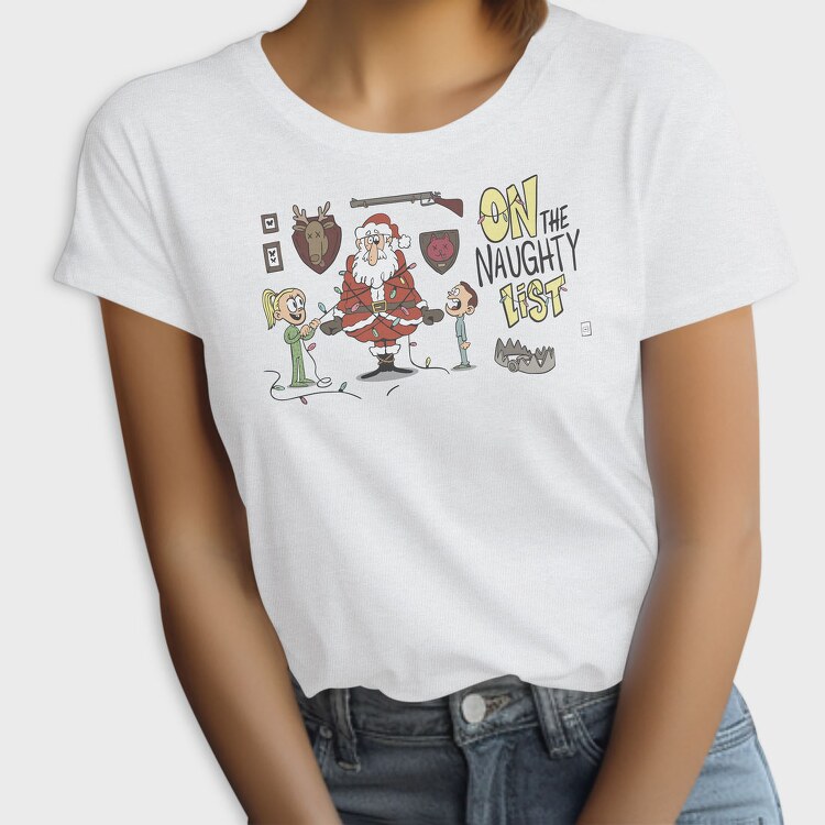 Santas Naughty List, Tricou Femei