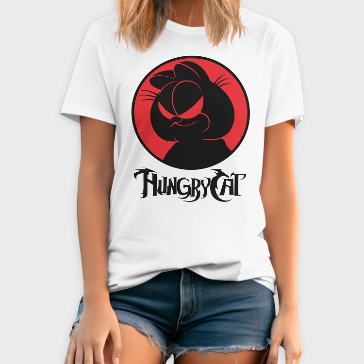 Hungry Cat, Tricou Barbati (Unisex)