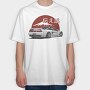 Jdm Mountain Drift, Tricou Oversize Barbati (Unisex)