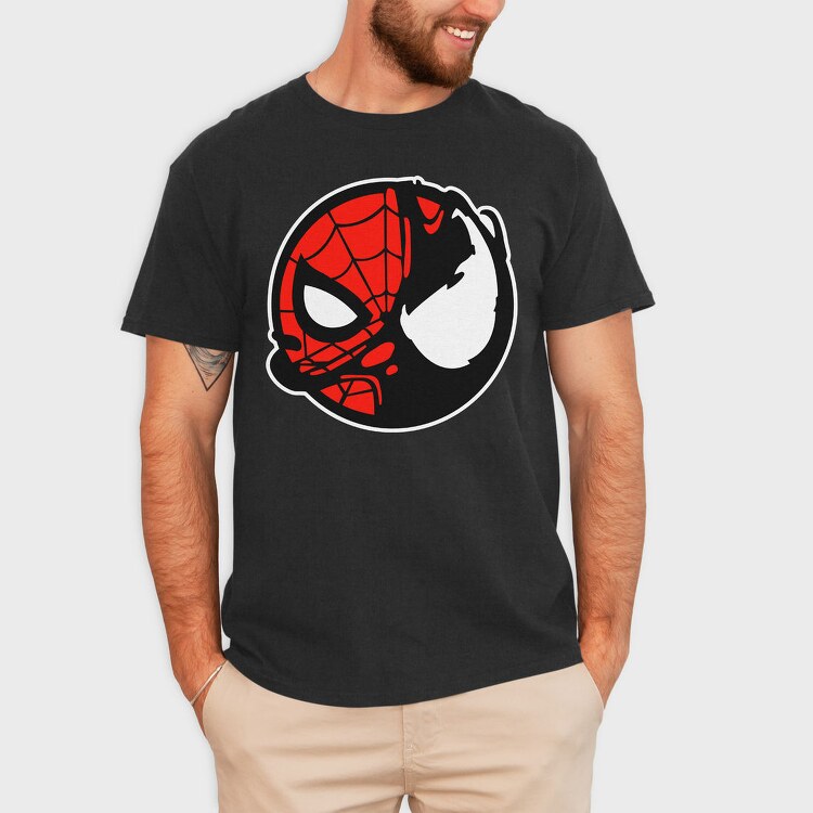 Spiderman Mask, Tricou Barbati (Unisex)
