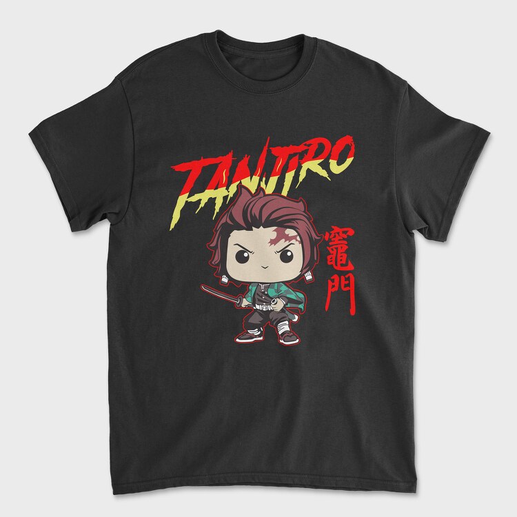 Funko Anime Demon Slayer Tanjiro, Tricou Barbati (Unisex)