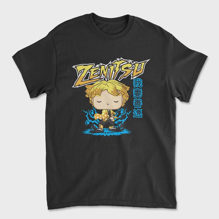 Tricou Barbati (Unisex), Funko Anime Demon Slayer Zenitsu