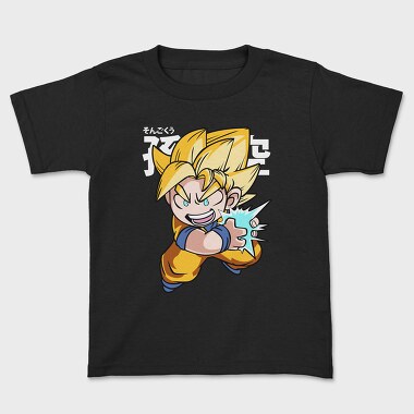 Funko Anime Son Goku Dragon Ball Z, Tricou Copii