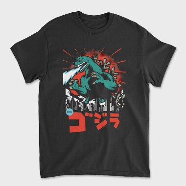 Godzilla, Tricou Barbati (Unisex)