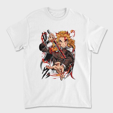 Kyojuro Rengoku Ex, Tricou Barbati (Unisex)