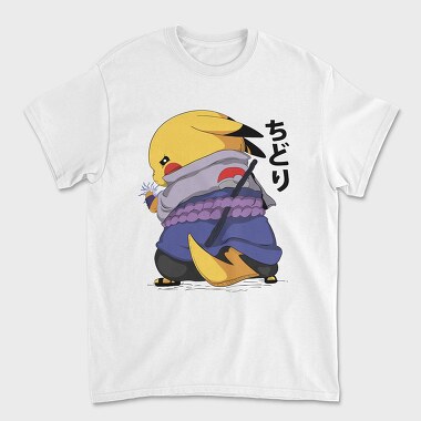 Pikachu Samurai, Tricou Barbati (Unisex)