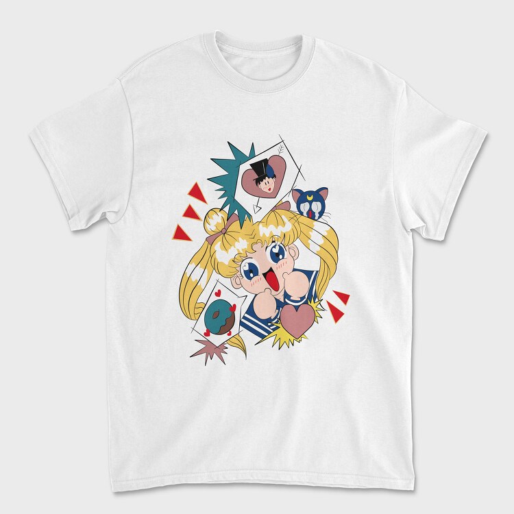 Sailor Moon 20, Tricou Barbati (Unisex)