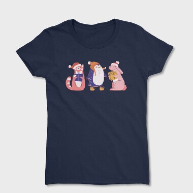 Christmas Animals, Tricou Femei