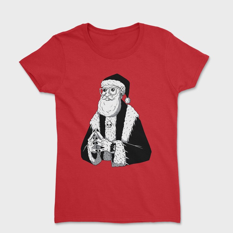 Tricou Femei, Goth Santa