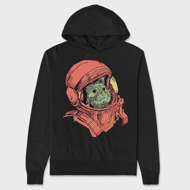 Hanorac Barbati (Unisex), Cat Astronaut