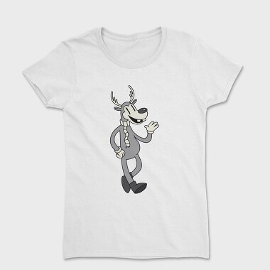 Tricou Femei, Christmas Raindeer Retro