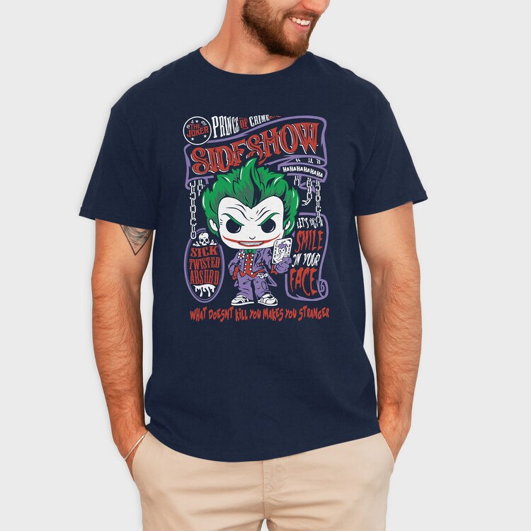 Joker Sideshow Madness, Tricou Barbati (Unisex)