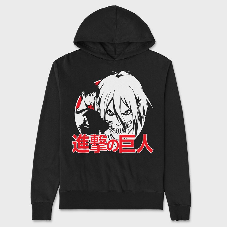 Attack on Titan 10, Hanorac Oversize Barbati (Unisex)