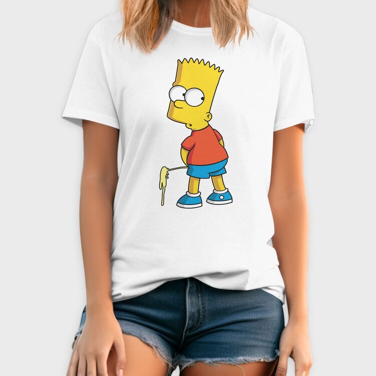 Simpsons Bart, Tricou Barbati (Unisex)