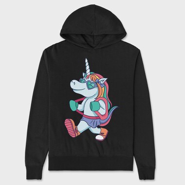 Hanorac Barbati (Unisex), School Unicorn