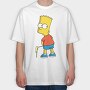 Simpsons Bart, Tricou Oversize Barbati (Unisex)