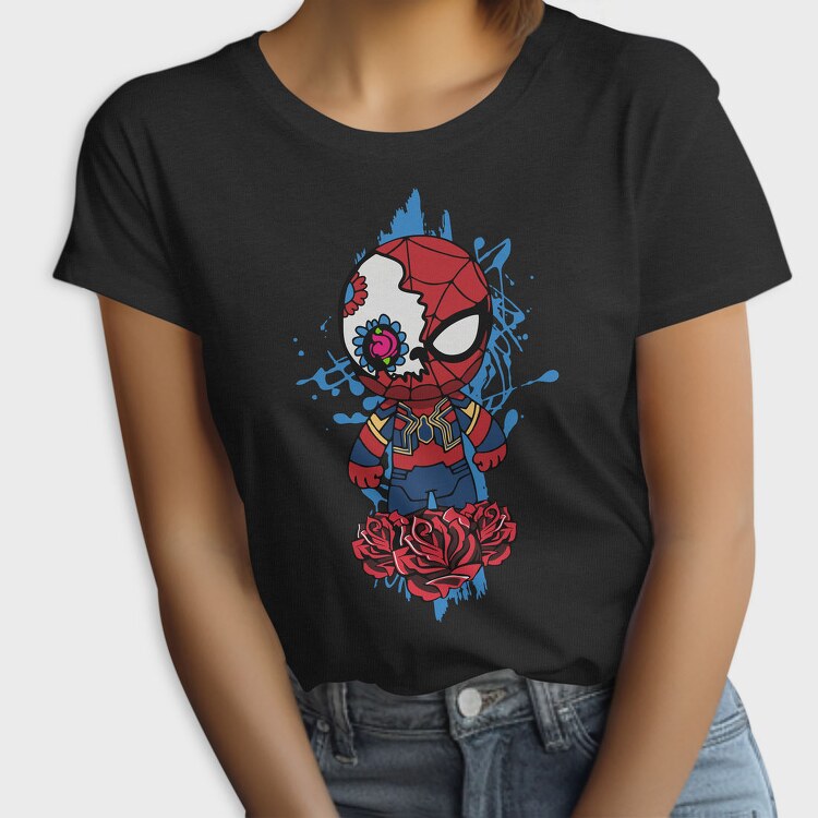 Spiderman Rose Splash, Tricou Femei