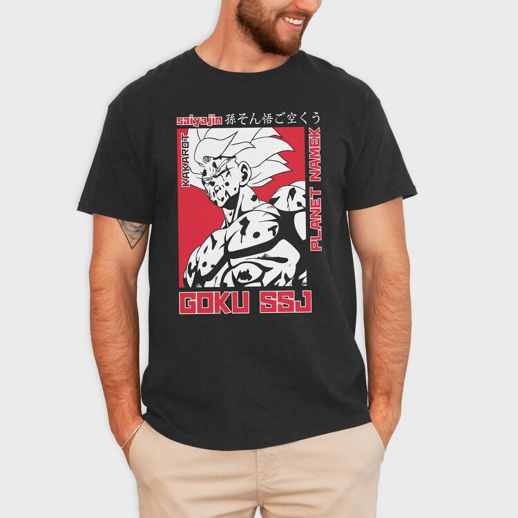 Saiyajin Planet Namek, Tricou Barbati (Unisex)