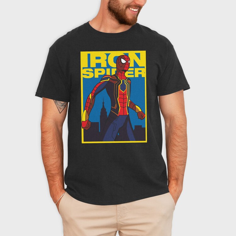 Iron Spider City, Tricou Barbati (Unisex)