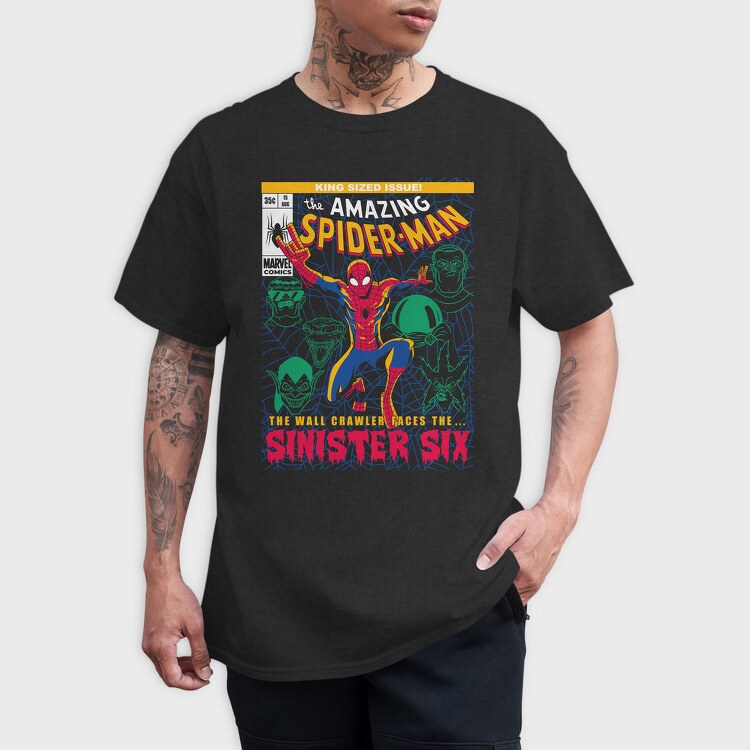 Spiderman Sinister Six, Tricou Barbati (Unisex)