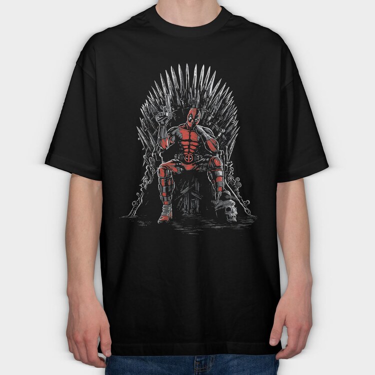 Iron Throne Of Death, Tricou Oversize Barbati (Unisex)