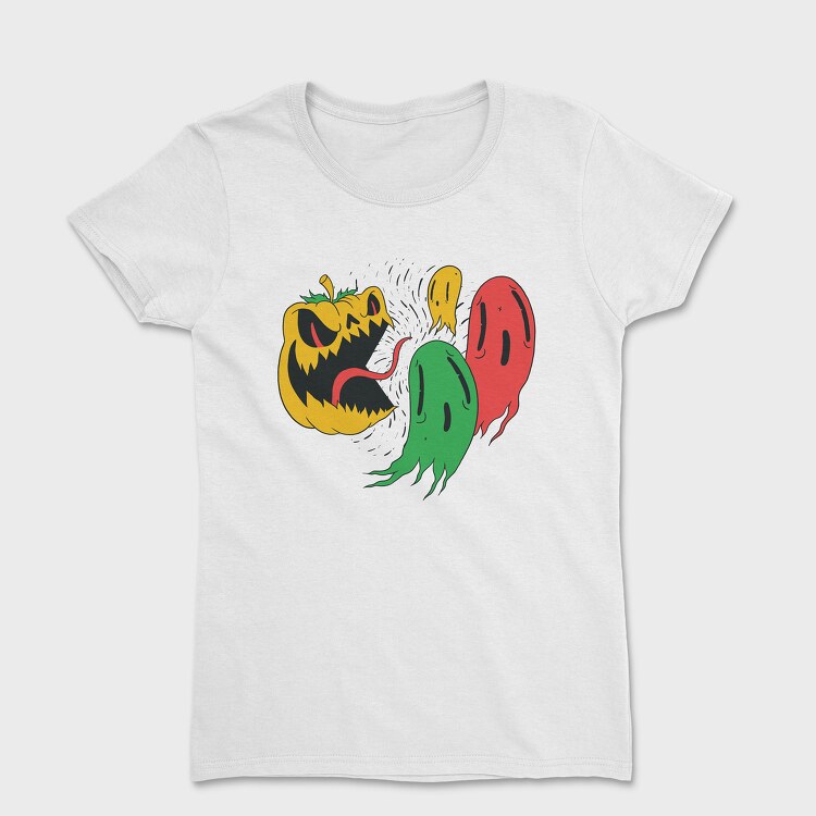 Pumpkin Ghosts, Tricou Femei