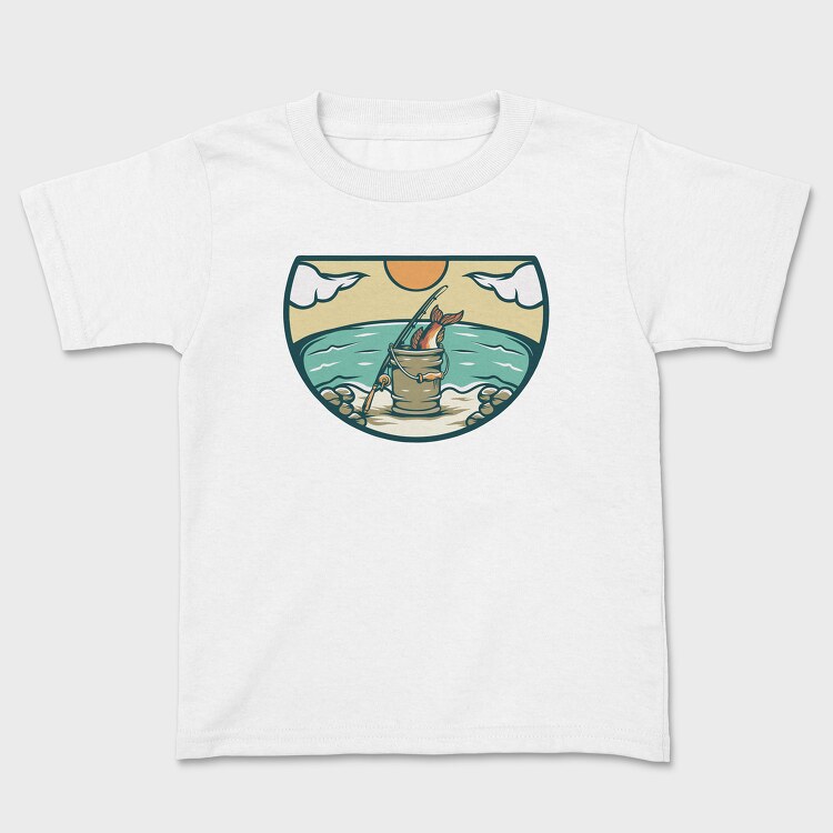 Bass Fishing Illustration 3, Tricou Copii
