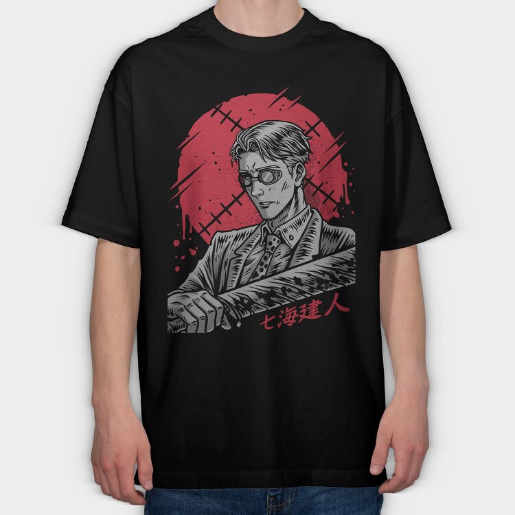 Vampire Detective, Tricou Oversize Barbati (Unisex)