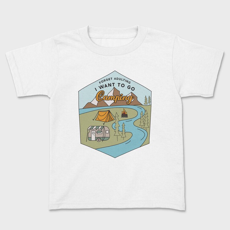 Forget Adulting, Tricou Copii