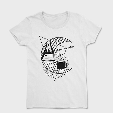 Tent Coffee Mug, Tricou Femei
