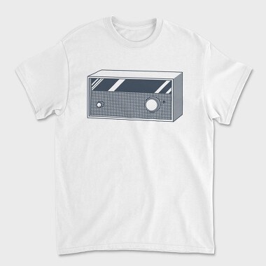 Vintage Audio Illustration, Tricou Barbati (Unisex)