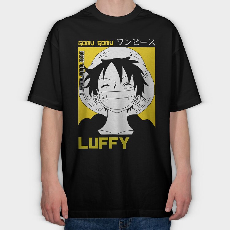 Gomu Gomu Luffy, Tricou Oversize Barbati (Unisex)