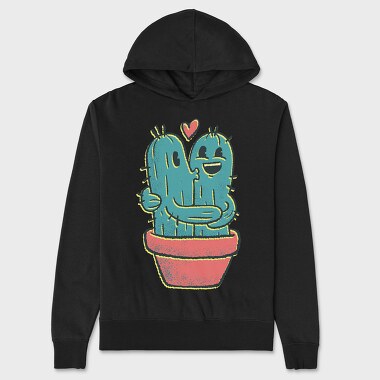 Hanorac Barbati (Unisex), Cactus Couple