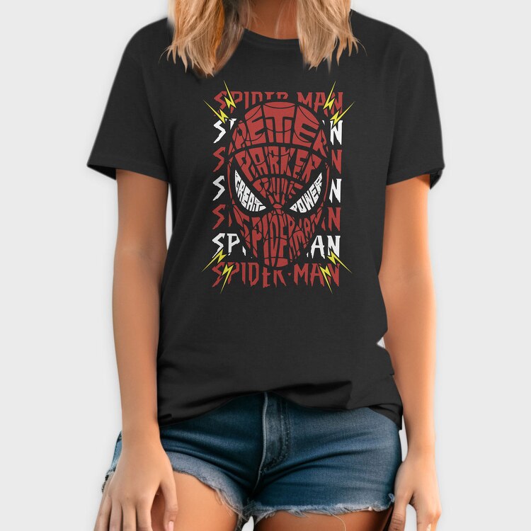 Spiderman Web Strike 1, Tricou Barbati (Unisex)