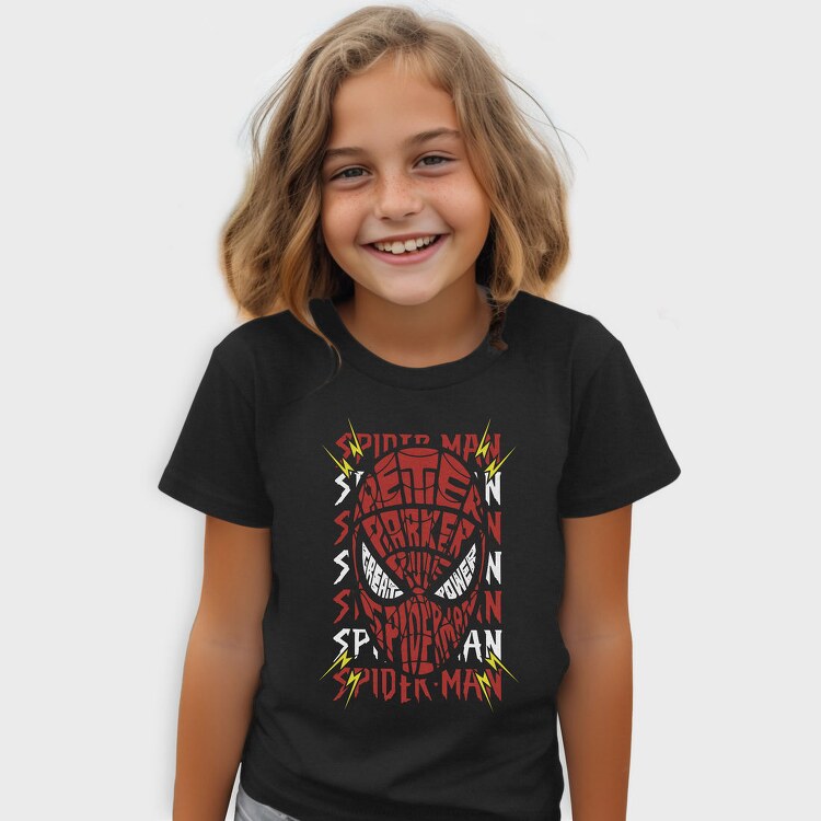 Spiderman Web Strike 1, Tricou Copii