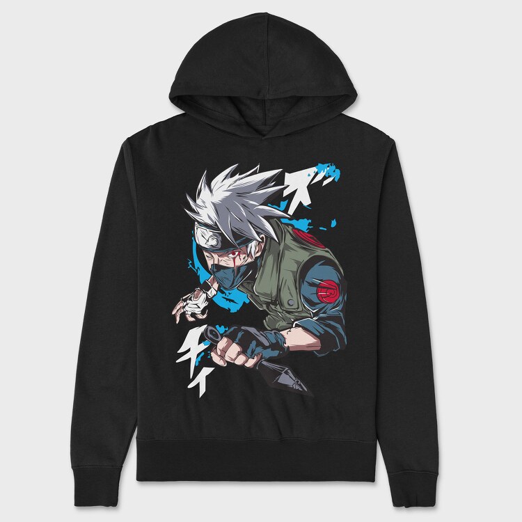 Kakashi Hatake Ex, Hanorac Oversize Barbati (Unisex)