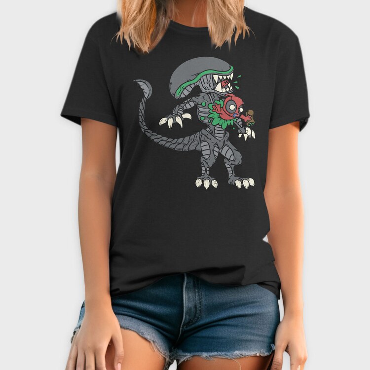 Alien Invader, Tricou Barbati (Unisex)