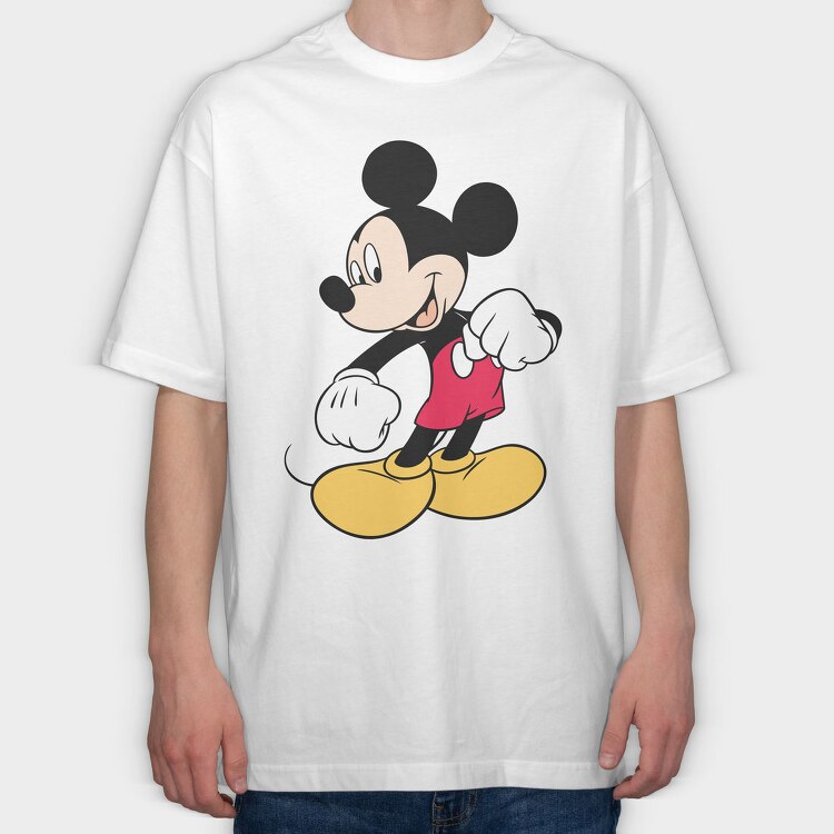 Mickey Mouse Fun, Tricou Oversize Barbati (Unisex)