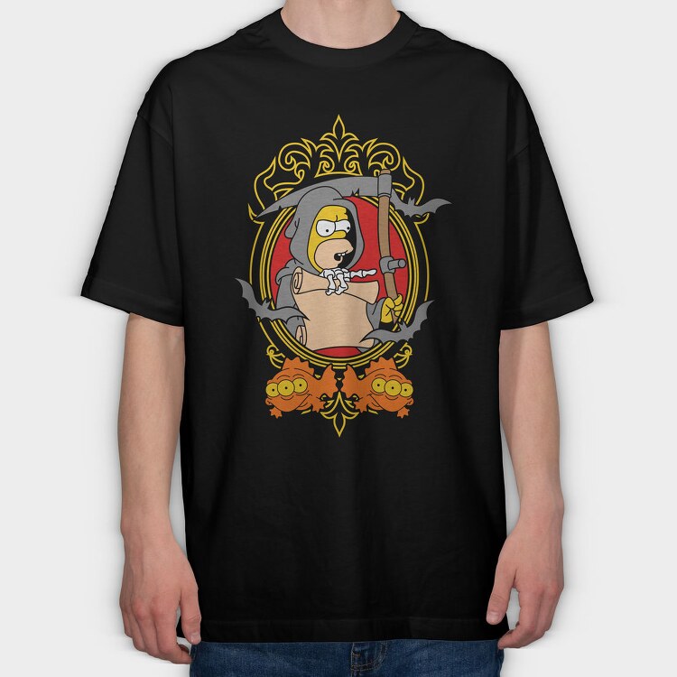 Grim Reapers Crown, Tricou Oversize Barbati (Unisex)